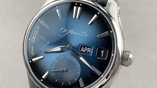 H. Moser & Cie Pioneer Perpetual Calendar MD "Funky Blue" 3808-1201 H. Moser & Cie Watch Review