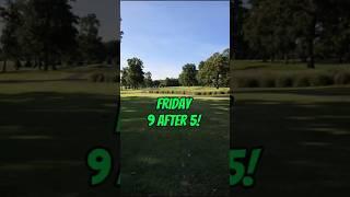 Finally another 9 after 5 on a warm but nice NC evening! Country Hills front 9! #golf