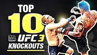 EA SPORTS UFC 3 - TOP 10 UFC 3 KNOCKOUTS - Community KO Video ep. 5