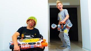 Nerf-перестрелка на ВЫЖИВАНИЕ...NERF reboot.