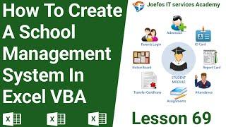 How To Create A School Management System in Microsoft Excel | Step-by-Step Tutorials Lesson 69