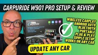 Carpuride W901 Pro Setup & Review | Add Infotainment to ANY CAR!