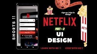 Netflix-UI-flutter Design ||  Simple Tutorial for beginners || Netflix clone  part - 2