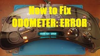 How to Fix Cluster Odometer Error