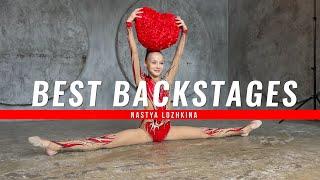 GYMNASTICS PHOTOSHOOT BACKSTAGE - NASTIA LOZHKINA