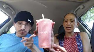 Mcdonald's Strawberry Banana Smoothie Fast Food Review