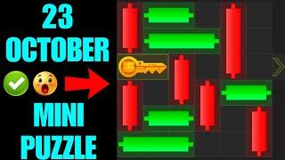 23 October Live Hamster Kombat Daily Mini-Game Puzzle Solved #hamstercombat #minigame#minipuzzle