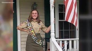 Seven girls in Hampton Roads among first female Eagle Scouts in U.S.