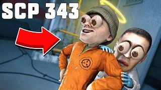 SCP-343 (БОГ) СПАСАЕТ УЧЁНЫХ В SCP: SECRET LABORATORY!