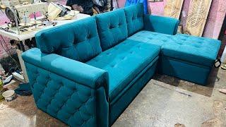 L type sofa cum bed | L shape sofa cum bed with storage | for more details 7044658158