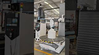 EPS foam sculpture 5 axis cnc carving machine 3D wood foam Statue milling cnc router#5axis #cnc