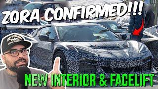 Leaked Spy Photos Of The New 2026 Corvette - New Interior, Facelift, Zora Confirmed!