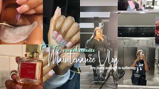 $600 MAINTENANCE VLOG| manicure, lashes,new hair, new piercing, mall runs ft Modern Show Hair