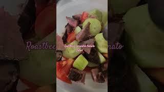 roast beef tomato cucumber salad