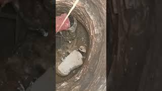 how we hand dig clay brick build an offgrid homestead underground well using primitive tools#viral