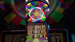 Slot Feature Vid #003 - Wheel of Fortune: Mystery Link $7.50 5 cent! Max Bet - Jackpot Wheel Awarded