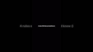 4 rules of life that should you know…..|| SUBSCRIBE #bangtan7#shorts