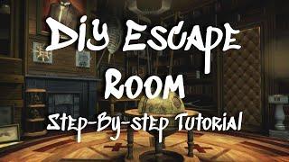 DIY Escape Room || Step-By-Step Tutorial || Moderate Difficulty Travel Theme Room for Adults & Teens