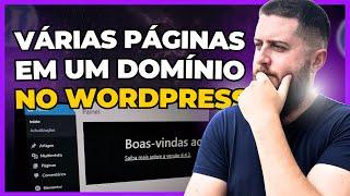 Como Criar VÁRIAS PÁGINAS em um só Domínio no WordPress / Elementor