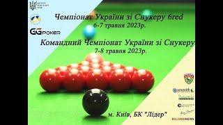 Чемпіонат України (парний) "Снукер" Менюк Анатолій - Сидоренко Петро