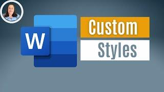 Creating Custom Styles In Microsoft Word