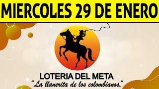 Resultados Lotería del META del Miércoles 29 de Enero de 2025  PREMIO MAYOR 