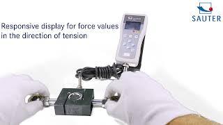 SAUTER FL-M | Premium force-measuring device with graphics display with external measuring cell