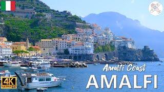 AMALFI │ ITALY.  Day trip to the town of Amalfi, in the Amalfi Coast. Colorful 4K images.
