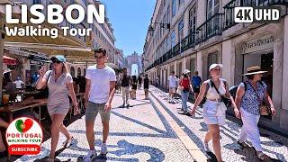  [4K WALK] Saturday Walking Tour Lisbon City Center June 2023