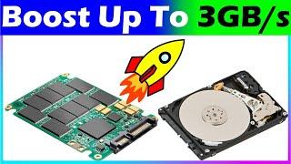 Increase SSD or HDD Speed | Up To 3GB/s | RAM as cache Memory