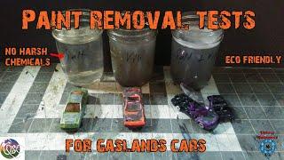 Eco friendly paint removal testing