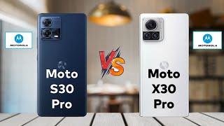 Motorola Moto S30 Pro Vs Motorola Moto X30 Pro - Full Comparison || Techvs