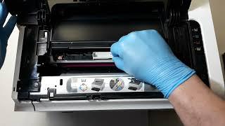 HOW TO REPLACE TONER CARTRIDGES ON HP LASERJET CP1025 COLOR