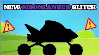 Hill climb racing 2 - New glitch found with moonlander  . #hillclimbracing2 #hcr2