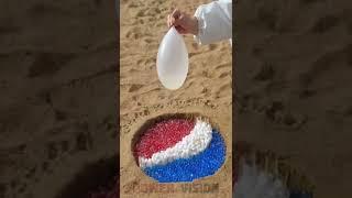 Pepsi logo underground | Giant elephant toothpaste