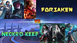 NECKROKEEP VS FORSAKEN SQUAD 1 VS 1 FIGHT | MOBILE LEGENDS FORSAKEN VS NECKREOKEEP