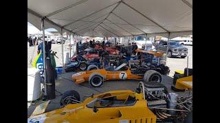 Formula 5000 Racing LAGUNA SECA, Monterey Historics 2023.   From the Driver's seat view.