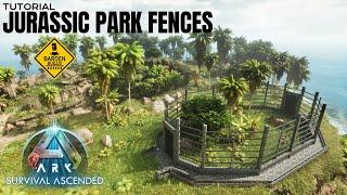 Ark Ascended: Jurassic Park Fences (Tutorial/ No Mods)