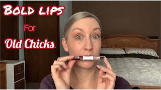 Wet n Wild Mega Last Lock n Shine Lip color review demo first impression over 40 makeup