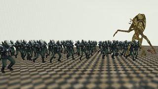 100 Metrocops vs Flood Juggernaut & other Dangerous NPCs