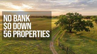 Land for Sale | NO BANK - $0 DOWN | 56 Properties in 11 States