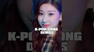 K-pop song demos VS final version! (24HRS - ITZY) #shorts #kpop #itzy