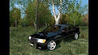 ETS 2 Mercedes Benz S600 W140 VOLGAMAP(Дороги Поволжья) Путь Кабана (Жигулевск Сызрань Саратов)