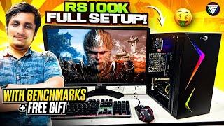 100k Full Setup Build with Games Benchmarks & Free Gift