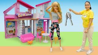 Puppen Video auf Deutsch - Barbies neues Haus - 2 Folgen mit Barbie und Valeria