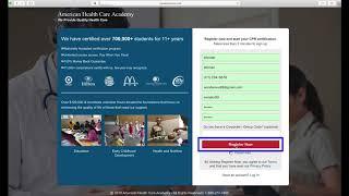 How to Register with American Health Care Academy