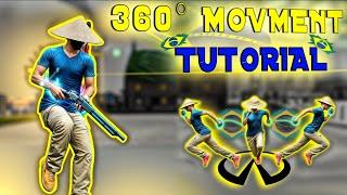 360° Brazilian  Movement Tutorial || Apelapato Movement Tutorial LikeBrazilian Player #freefire