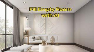 Decorate Empty Room using AI | mnml-ai