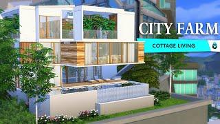 City Farm  Cottage Living | Stop Motion build | The Sims 4 | NO CC