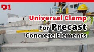 Efficient Handling: Universal #Clamp for #Precast #Concrete Elements